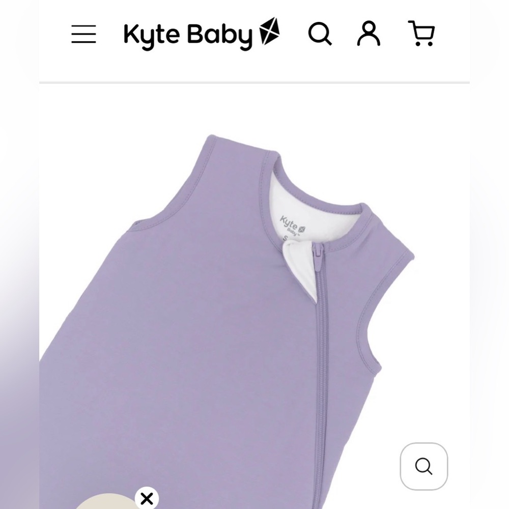 Kyte Baby Purple and Pink Baby Sleep Sacks- Size XS - Picture 2 of 8